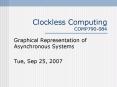 Clockless Computing COMP790-084 PowerPoint PPT Presentation