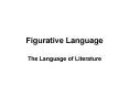 Figurative Language PowerPoint PPT Presentation