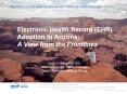 Electronic Health Record (EHR) Adoption in Arizona: A View from the Frontlines PowerPoint PPT Presentation