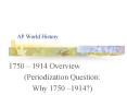 AP World History PowerPoint PPT Presentation