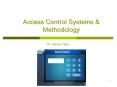 Access Control Systems PowerPoint PPT Presentation
