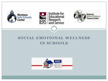 Social Emotional Wellness