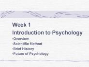 Week 1