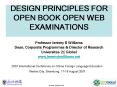 DESIGN PRINCIPLES FOR OPEN BOOK OPEN WEB EXAMINATIONS PowerPoint PPT Presentation