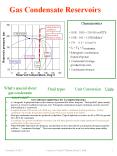 Gas Condensate Reservoirs PowerPoint PPT Presentation