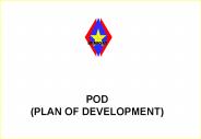 POD (PLAN OF DEVELOPMENT)