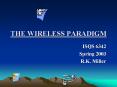 THE WIRELESS PARADIGM PowerPoint PPT Presentation