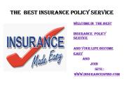 The  Best Insurance Policy Service