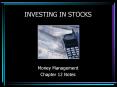 INVESTING IN STOCKS PowerPoint PPT Presentation