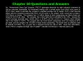 Chapter 10 Questions and Answers PowerPoint PPT Presentation