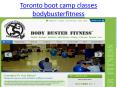 Toronto boot camp classes bodybusterfitness PowerPoint PPT Presentation
