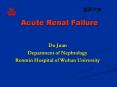 Acute Renal Failure PowerPoint PPT Presentation
