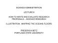 SCIENCE ADMINISTRATION PowerPoint PPT Presentation