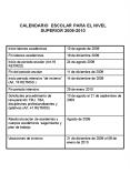 CALENDARIO ESCOLAR PARA EL NIVEL SUPERIOR 2009-2010 PowerPoint PPT Presentation