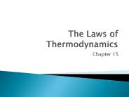 The Laws of Thermodynamics