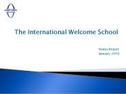 The International Welcome School