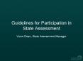 Guidelines for Participation in State Assessment PowerPoint PPT Presentation
