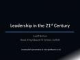 Leadership in the 21st Century PowerPoint PPT Presentation