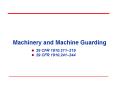 Machinery and Machine Guarding PowerPoint PPT Presentation