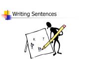 Writing Sentences