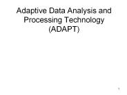 Adaptive Data Analysis and Processing Technology (ADAPT)