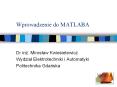 Wprowadzenie do MATLABA PowerPoint PPT Presentation