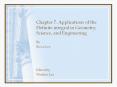 Chapter 7. Applications of the Definite integral in Geometry, Science, and Engineering PowerPoint PPT Presentation