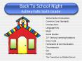 Back To School Night Ashley Falls Sixth Grade PowerPoint PPT Presentation