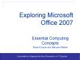 Exploring Microsoft Office 2007 PowerPoint PPT Presentation