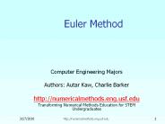 Euler Method