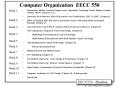 Computer Organization EECC 550 PowerPoint PPT Presentation