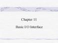 Basic I/O Interface PowerPoint PPT Presentation