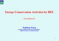 Energy Conservation Activities by BEE Presentation by  Sandeep Garg Energy Economist, Bureau of Energy Efficiency, Ministry of Power, Government of India PowerPoint PPT Presentation