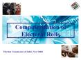 Computerization of Electoral Rolls PowerPoint PPT Presentation