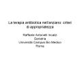 La terapia antibiotica nell PowerPoint PPT Presentation