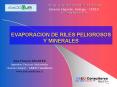 EVAPORACION DE RILES PELIGROSOS Y MINERALES PowerPoint PPT Presentation