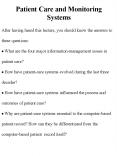 Patient Care and Monitoring Systems PowerPoint PPT Presentation