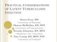 Practical Considerations of Latent Tuberculosis Infection PowerPoint PPT Presentation