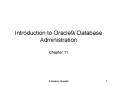 Introduction to Oracle9i Database Administration PowerPoint PPT Presentation