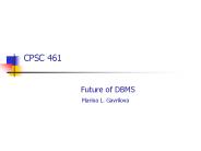 Future of DBMS