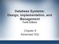 Database Systems: Design, Implementation, and Management Tenth Edition PowerPoint PPT Presentation
