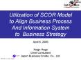 Utilization of SCOR Model to Align Business Process And Information System to Business Strategy PowerPoint PPT Presentation