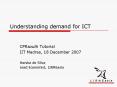 Understanding demand for ICT PowerPoint PPT Presentation