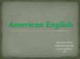 American English PowerPoint PPT Presentation