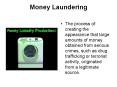 Money Laundering PowerPoint PPT Presentation