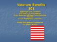 Veterans Benefits 101 PowerPoint PPT Presentation