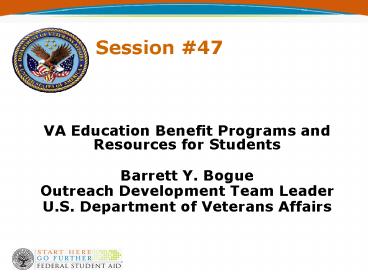 VA Education Benefit Programs and Resources for Students