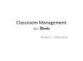 Classroom Management that Works PowerPoint PPT Presentation