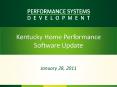 Kentucky Home Performance Software Update PowerPoint PPT Presentation