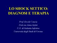 LO SHOCK SETTICO: DIAGNOSI E TERAPIA